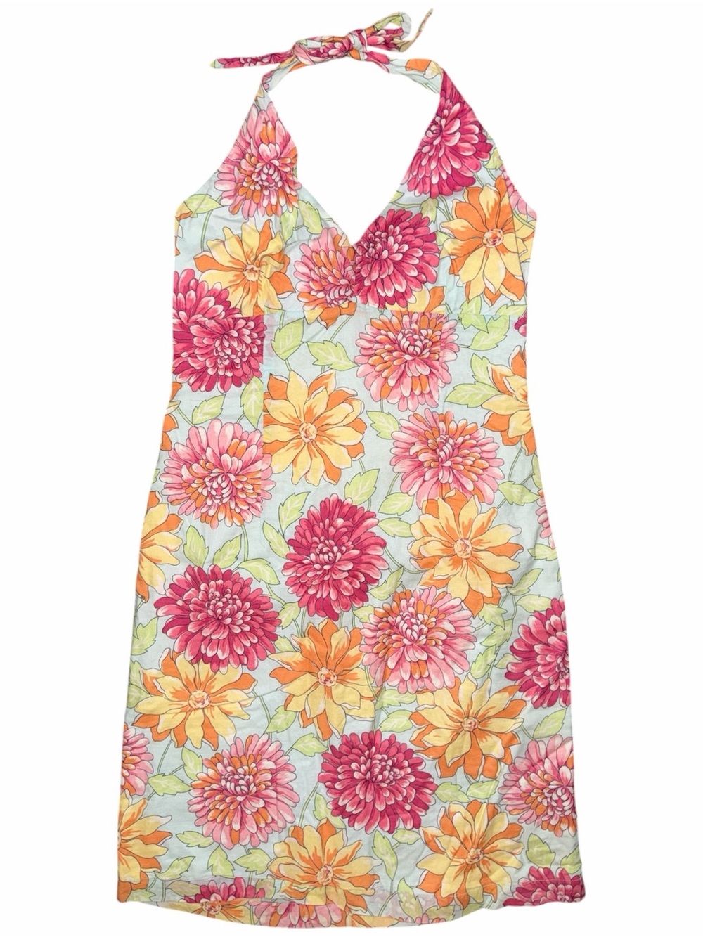 Y2K Vintage Tommy Hilfiger Floral Halter Dress